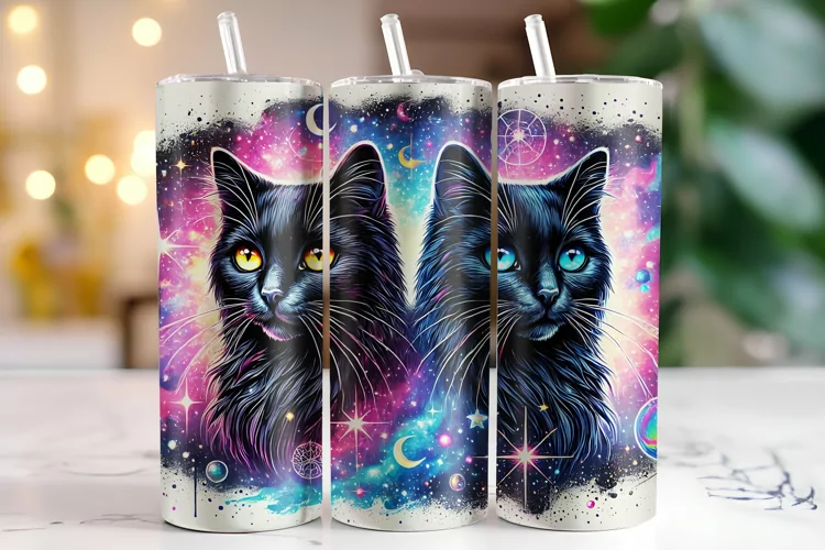Cats Tumbler Wrap | Sublimation | Tumblers