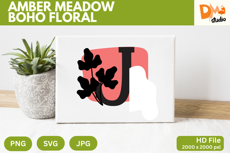 Boho Floral Svg Image 21
