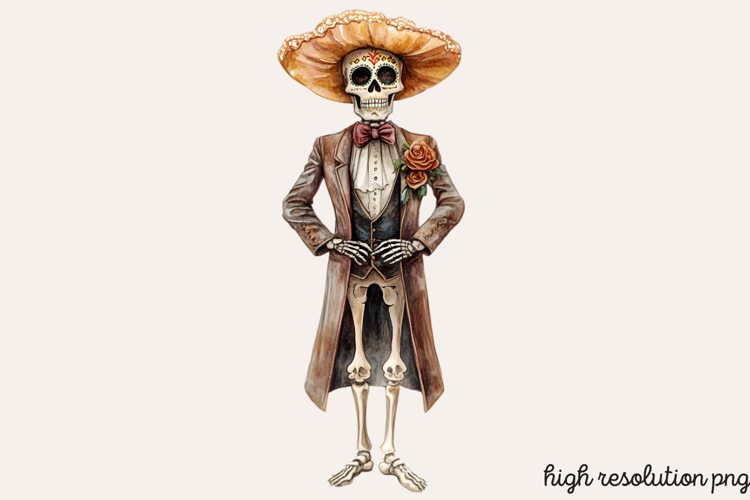 Da de Los Muertos Sublimation PNG