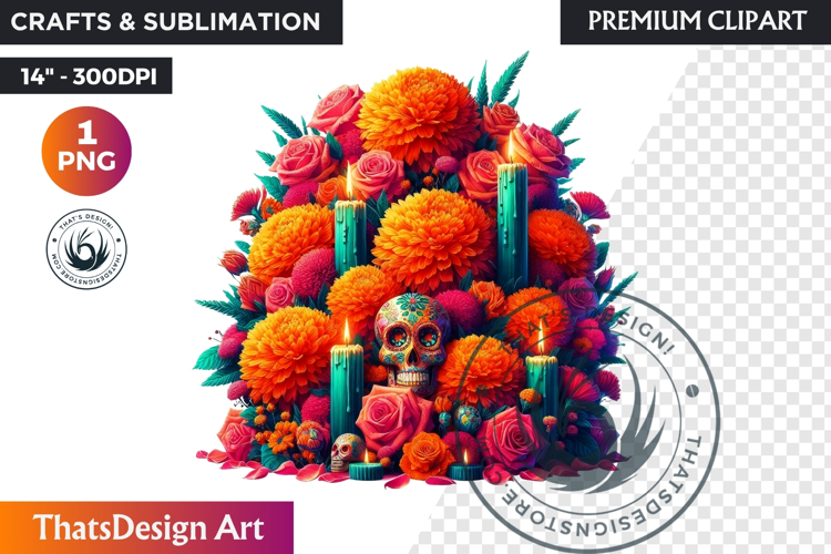 Sugar Skull Clipart Image 24
