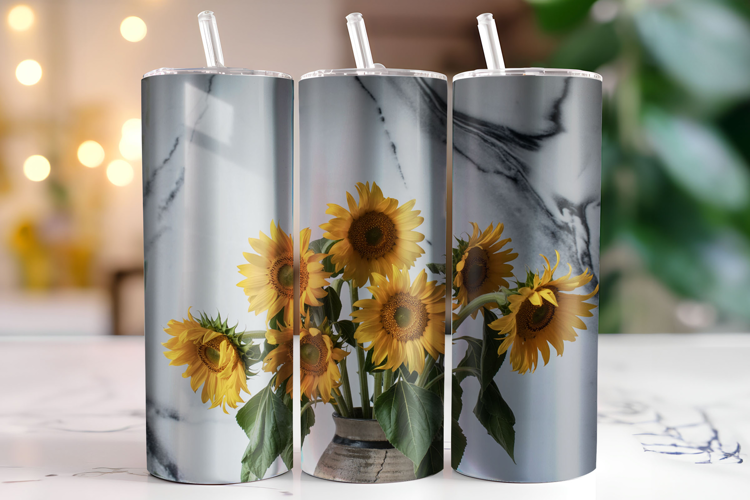 Sunflowers Tumbler Wrap | Sublimation | Tumblers