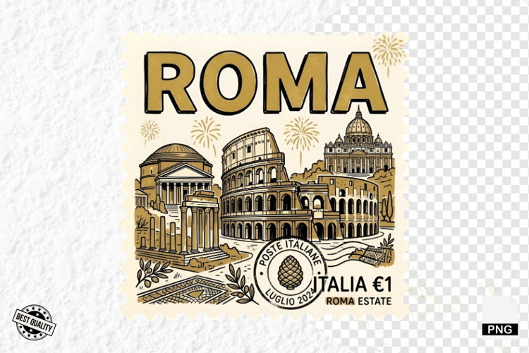 Postage Stamp Clipart Image 2