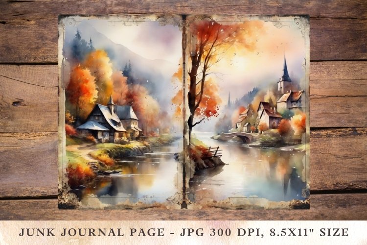 Printable Junk Journal Pages Autumn 5