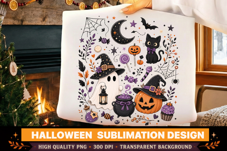 Halloween Sublimation,Spooky Sublimation,Halloween clipart