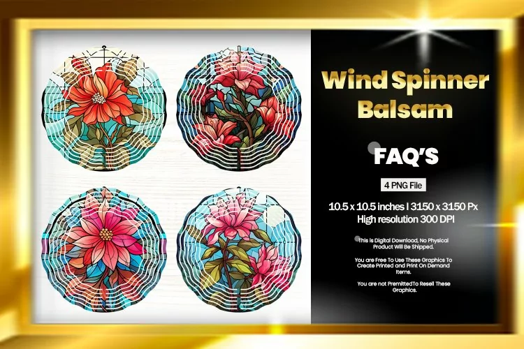 Balsam Wind Spinner Sublimation - 04 Variations