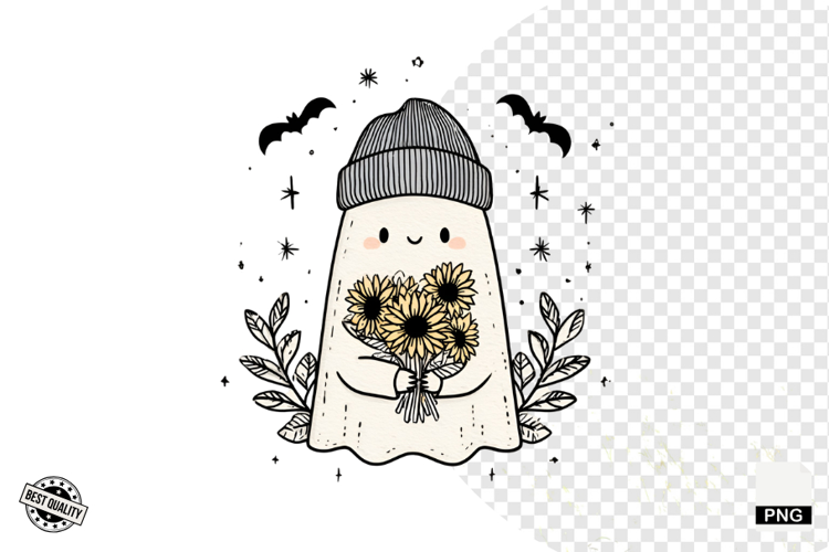 Cute Halloween Ghost Clipart