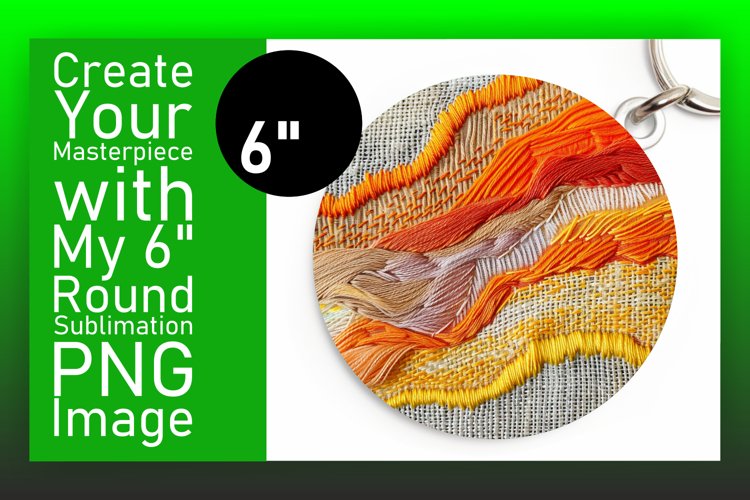 Radiant Round Sublimation Accessories example image 1