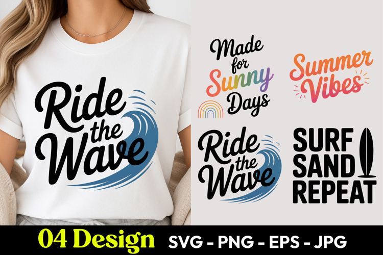 Ride The Wave SVG PNG