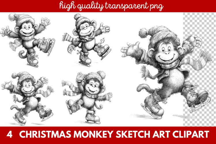 Monkey Illustration Image 6