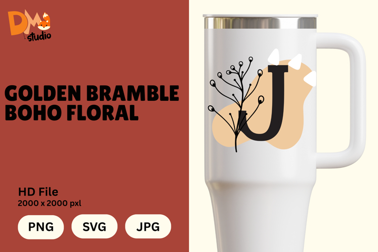 Floral Letter Svg Image 10