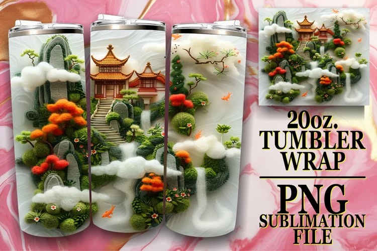 Beauty of Spring Tumbler Wrap - 20oz