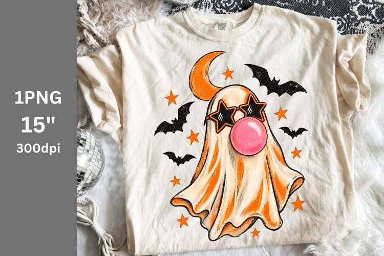 Fall PNG, Halloween PNG, Ghosts PNG example image 1