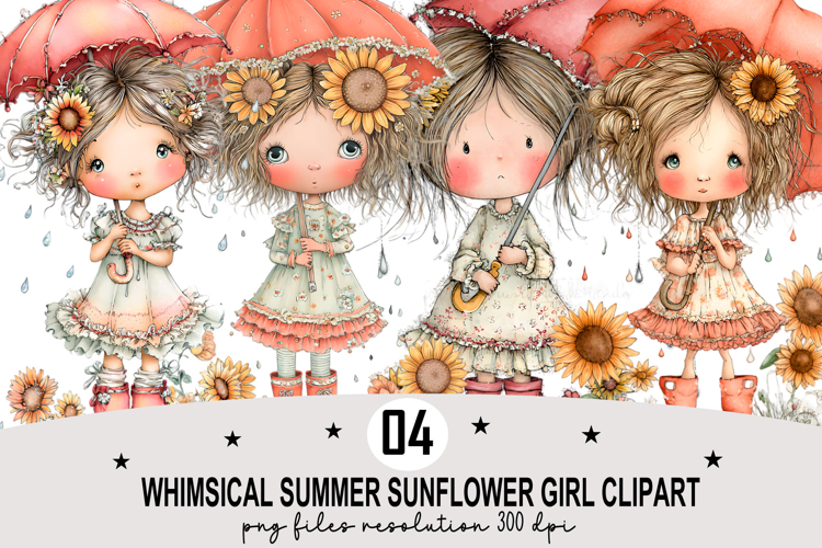Sunflower Clipart Image 24
