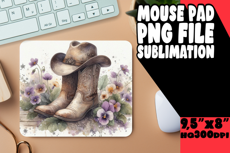COZY MOUSE PAD INSPIRATIONAL ART, Western