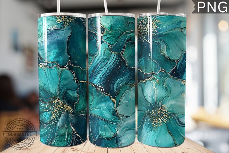 Alcohol Ink Tumbler Wrap Image 17