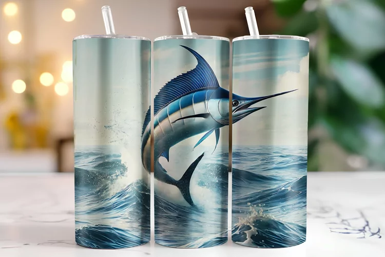 Fish Tumbler Wrap | Sublimation | Tumblers