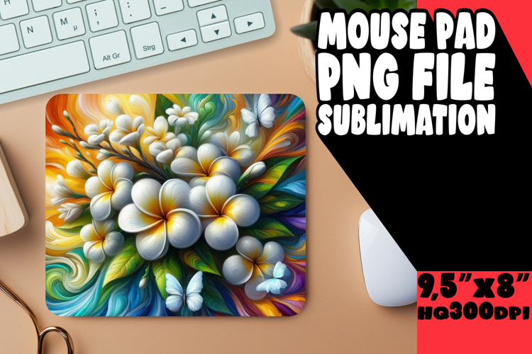 Bright MOUSE PAD Inspirational Design, Flowers