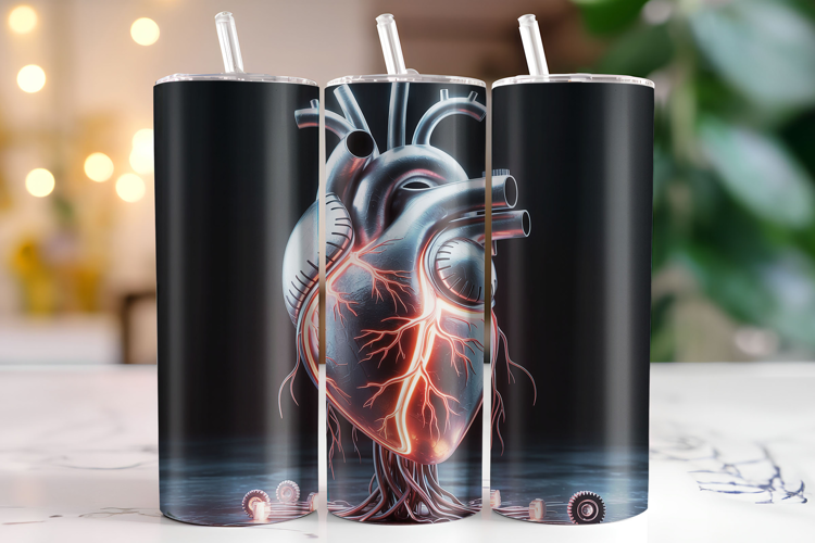 Heart Tumbler Wrap | Sublimation | Tumblers