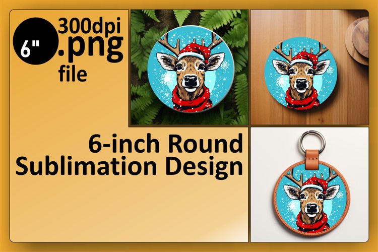 Joyful Pop Art Sublimation Circles example image 1