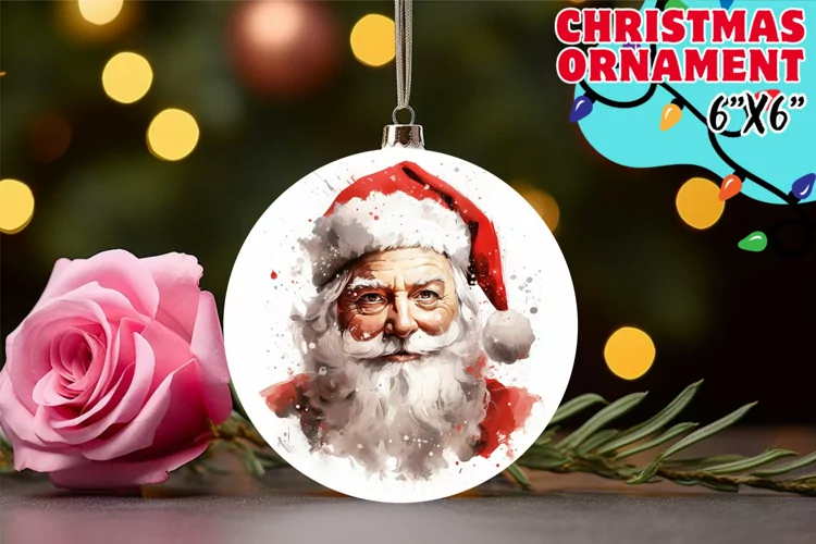 Santa's Sublimation Showcase: Winter Circle Art