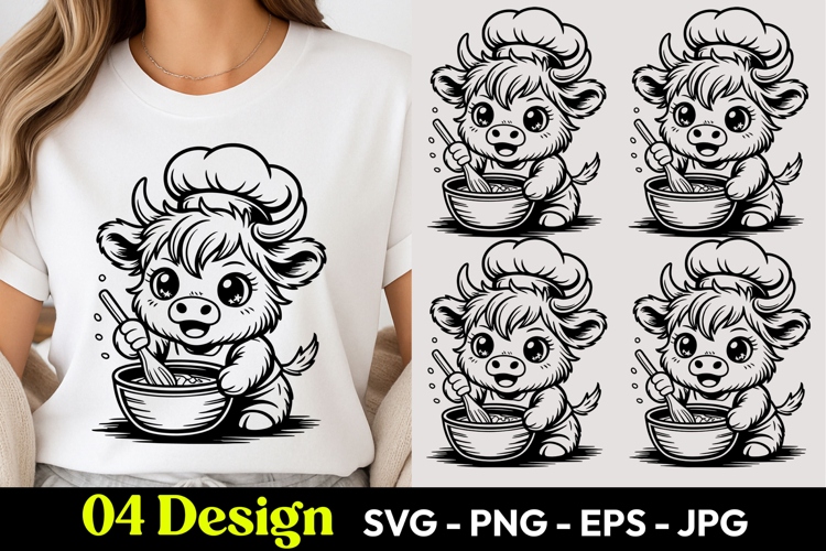 Baby Cow Svg Image 9