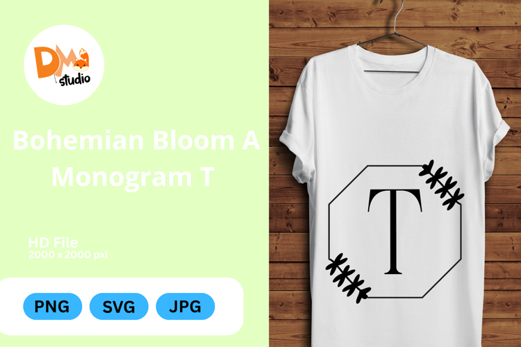 Bohemian Bloom Monogram
