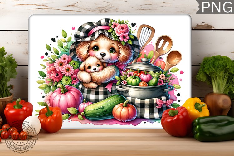 Mom Kitchen Sublimation PNG Design
