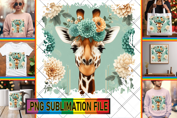 Joyful TSHIRT Designs Ideas PNG, Giraffe