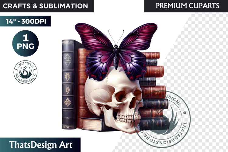 Dark Academia PNG, Gothic Butterfly Clipart Moody ephemera