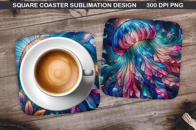 Summer Coaster Sublimation, Summer Coaster PNG Design