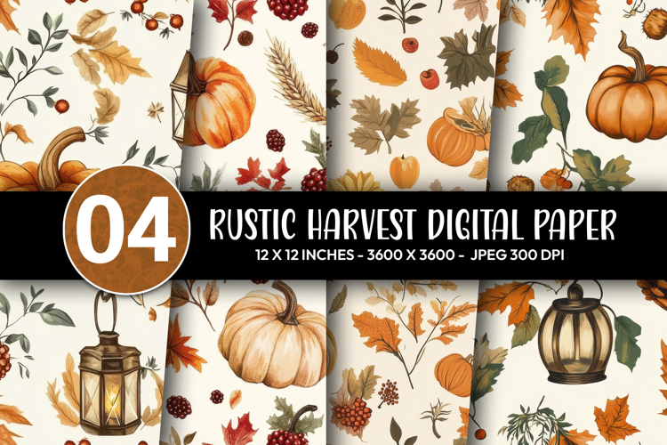 Rustic Harvest Digital Paper
