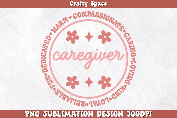 Caregiver PNG Sublimation example image 1