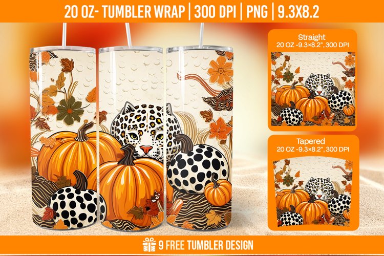 Fall Tumbler Wrap Image 3