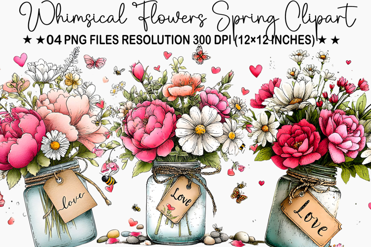 Watercolor Flower Clipart Image 14