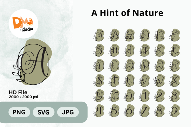 Nature Alphabet Image 14