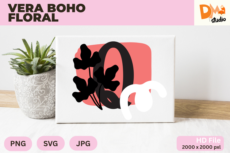 Boho Floral Svg Image 3