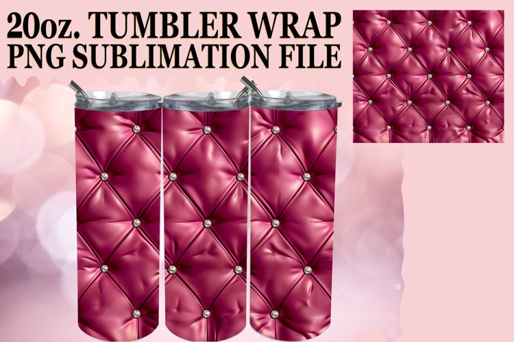 Patterned Texture Wrap Tumbler Sublimation