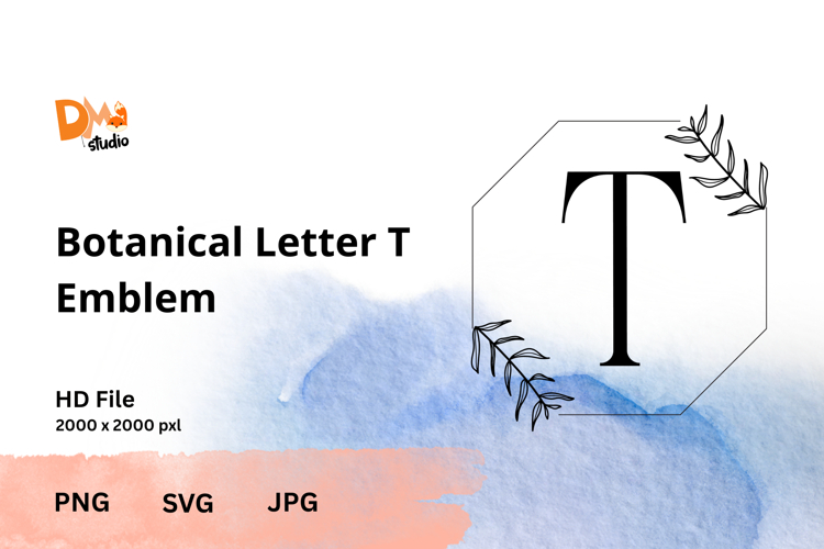 Floral Letter Svg Image 17