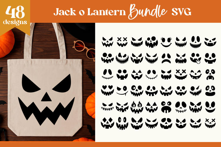 Jack O Lantern Faces Clipart