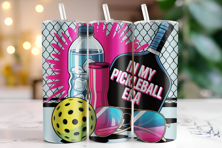 In my Pickleball Era Tumbler Wrap | Sublimation | Tumblers