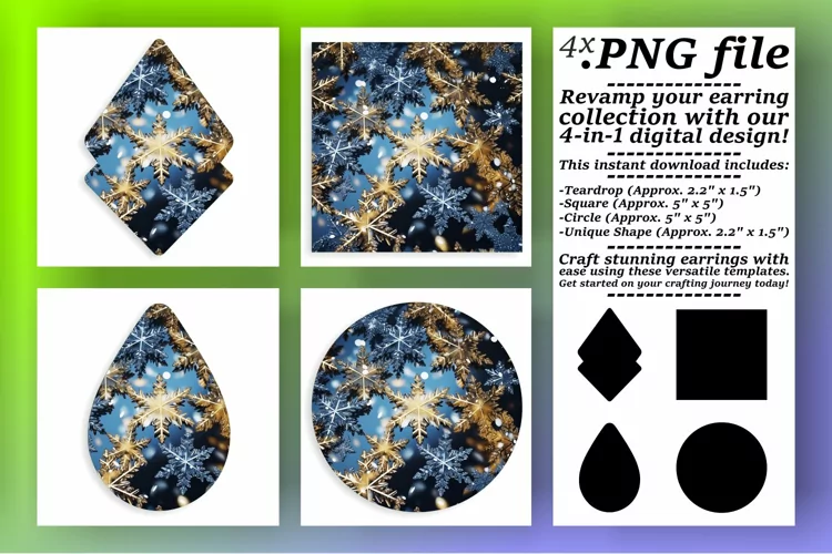 Glistening Snowflakes Showcase: Sublimation Treasures