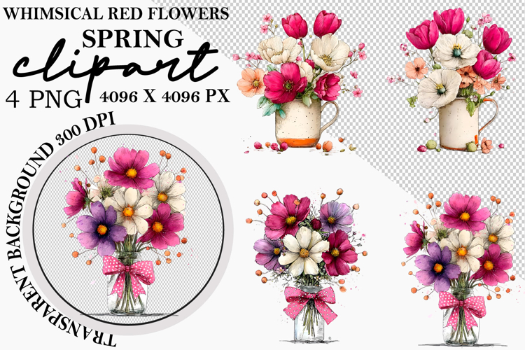Cute Flowers Clipart Image 18