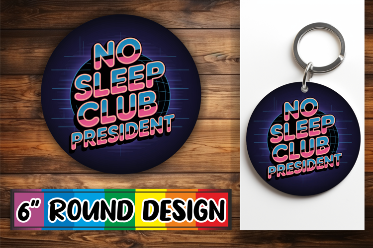 Enchanted Keychain Round Sublimation, Sarcastic Quote