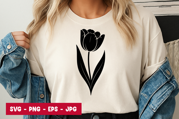 Flower Silhouette Image 15