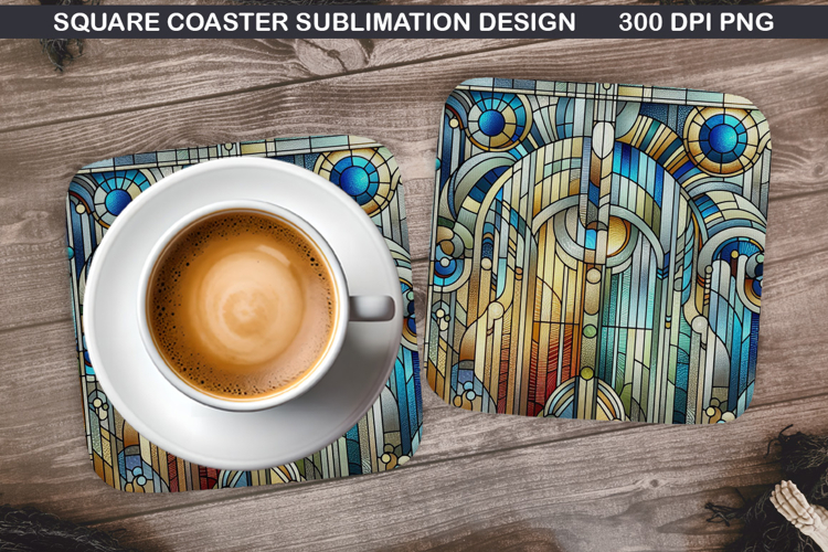 Christmas Coaster Sublimation, Christmas Coaster PNG Design