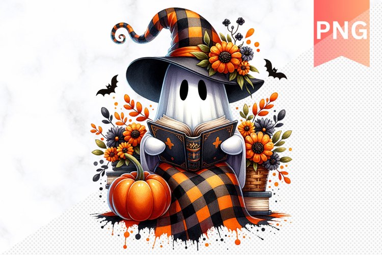 Halloween Ghost Sublimation - Halloween Clipart PNG Design
