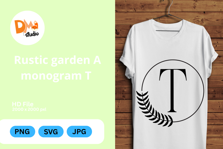 Rustic Garden Monogram