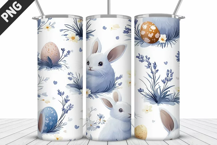 Easter Sublimation| Bunny Tumbler Wrap| Easter Tumbler Wrap
