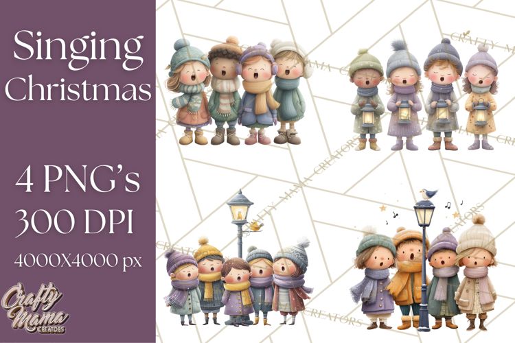 Christmas Carolers Clipart Image 18