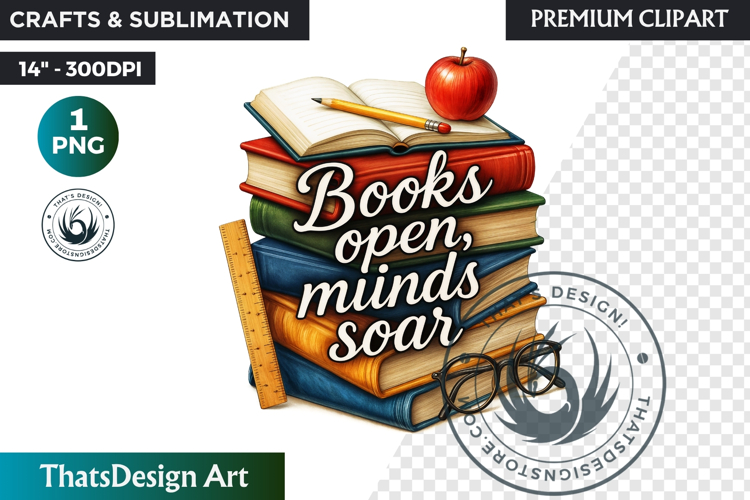 Back to School PNG Clipart, Classroom Motivational Decor png